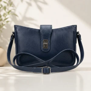 💼 Navy Blue Elegance | Premium Shoulder Bag | 100% Original Leather Bag  | High Demand Reselling Product